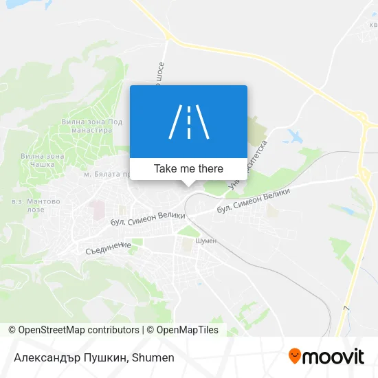 Карта Александър Пушкин