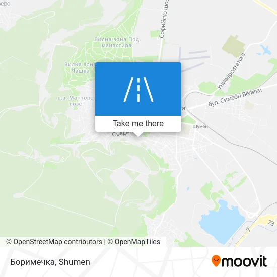 Карта Боримечка