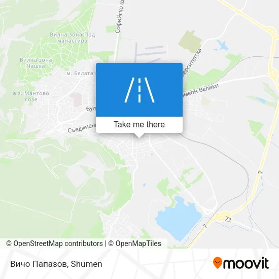 Вичо Папазов map