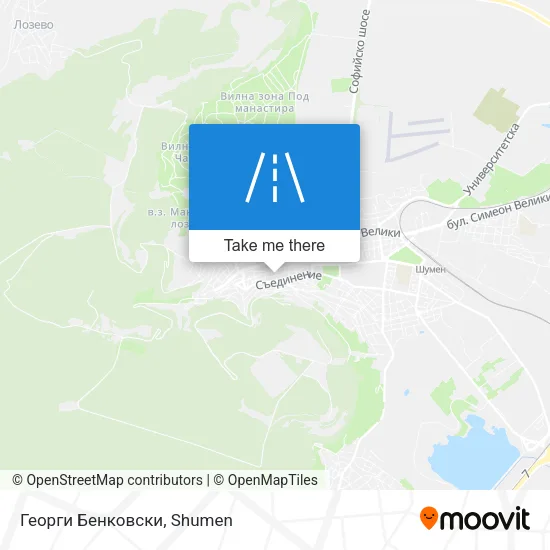 Карта Георги Бенковски