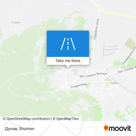 Карта Дунав