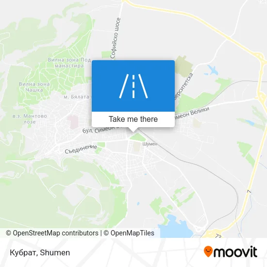 Карта Кубрат