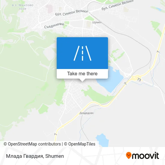 Млада Гвардия map