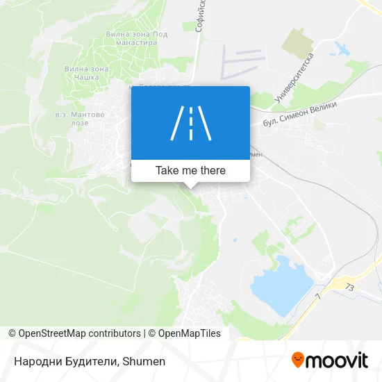 Карта Народни Будители