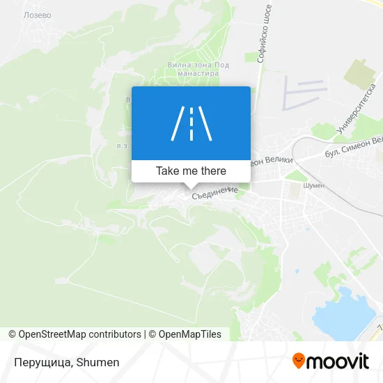 Карта Перущица