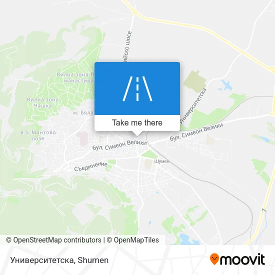 Карта Университетска