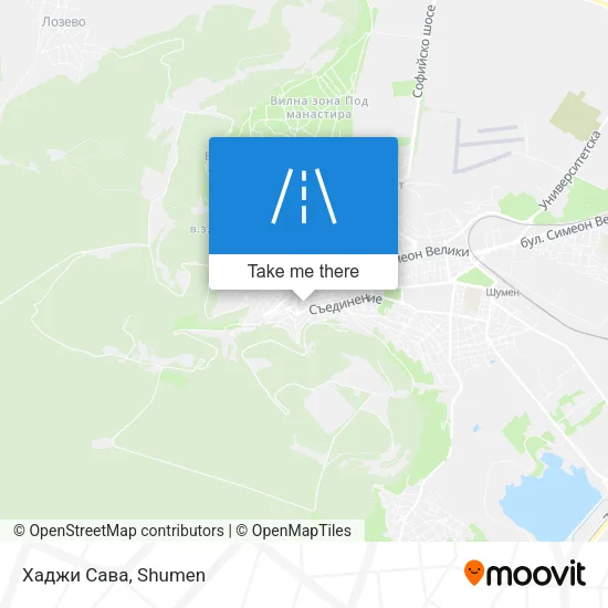 Карта Хаджи Сава