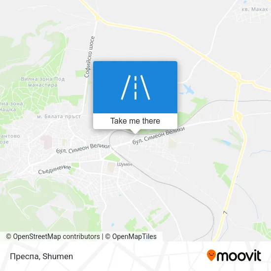 Карта Преспа