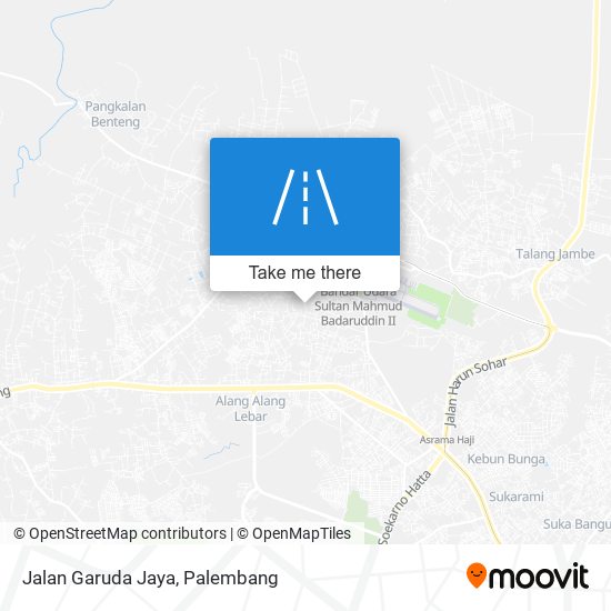 Jalan Garuda Jaya map