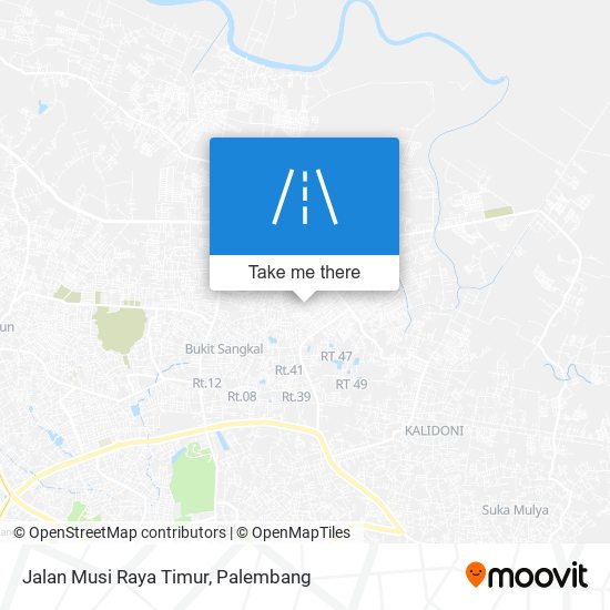 Jalan Musi Raya Timur map