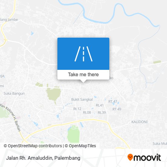 Jalan Rh. Amaluddin map