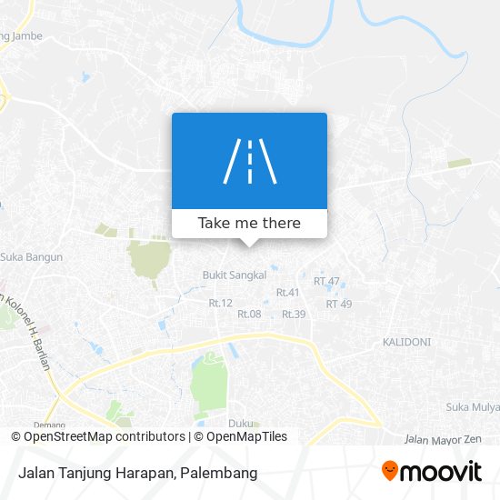 Jalan Tanjung Harapan map