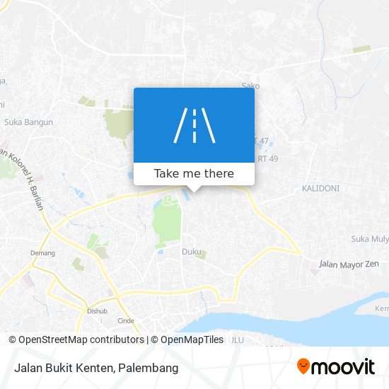 Jalan Bukit Kenten map