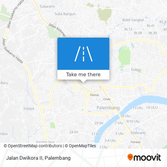 Jalan Dwikora II map