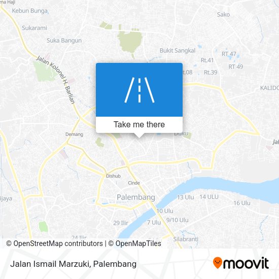 Jalan Ismail Marzuki map