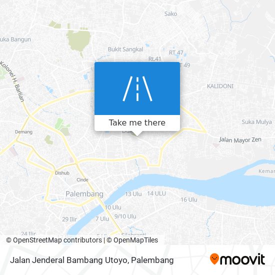 Jalan Jenderal Bambang Utoyo map