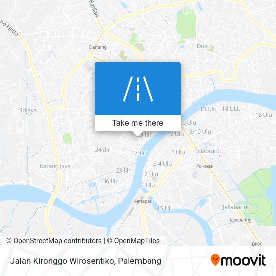 Jalan Kironggo Wirosentiko map