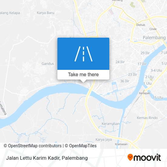 Jalan Lettu Karim Kadir map