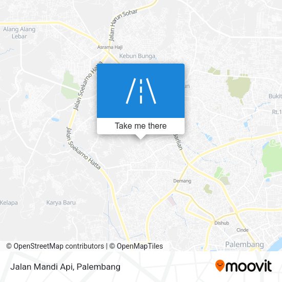 Jalan Mandi Api map