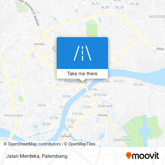 Jalan Merdeka map