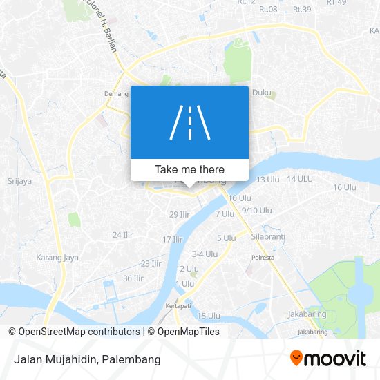 Jalan Mujahidin map