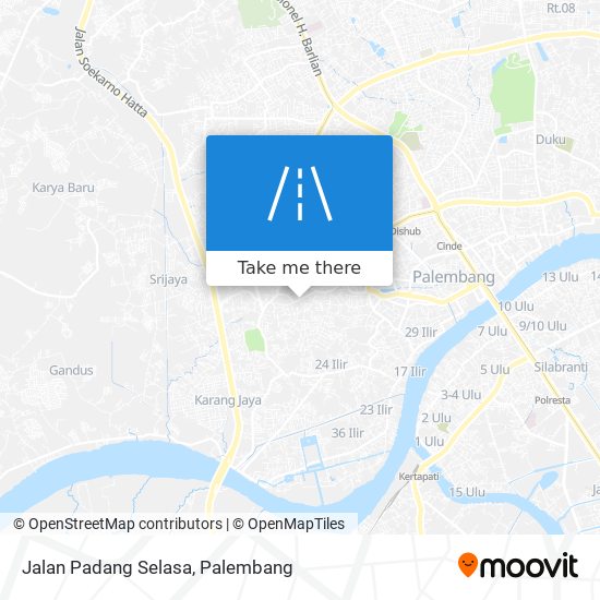 Jalan Padang Selasa map