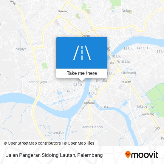 Jalan Pangeran Sidoing Lautan map