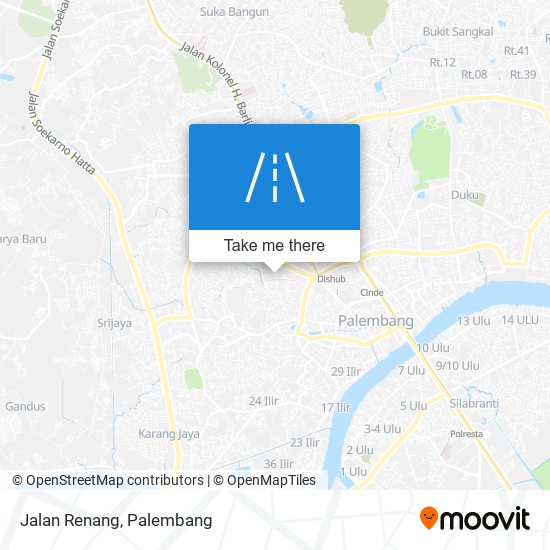 Jalan Renang map