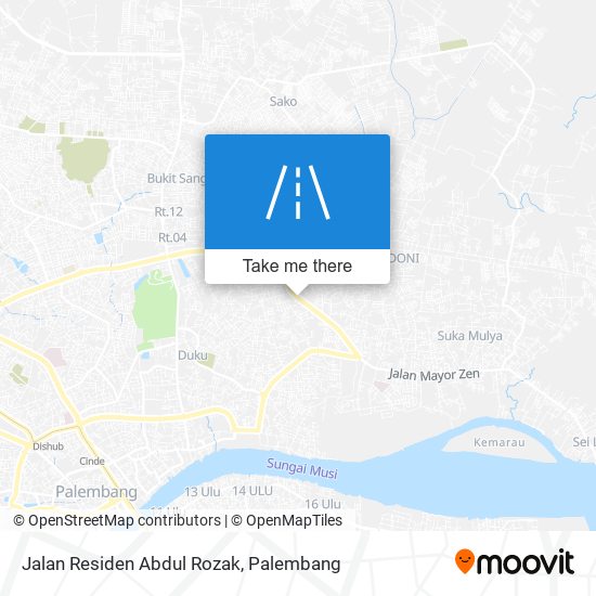 Jalan Residen Abdul Rozak map