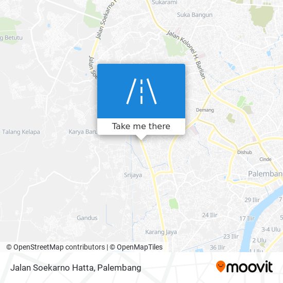 Jalan Soekarno Hatta map