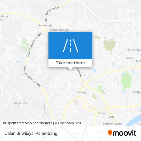 Jalan Sriwijaya map