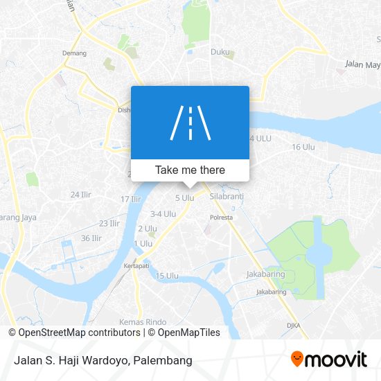 Jalan S. Haji Wardoyo map