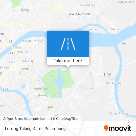 Lorong Talang Karet map