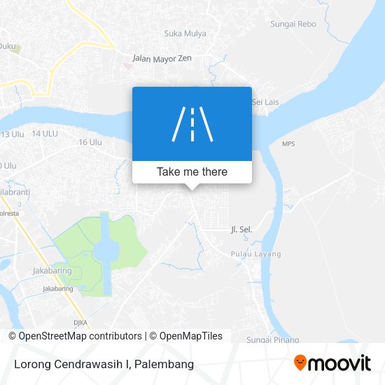 Lorong Cendrawasih I map