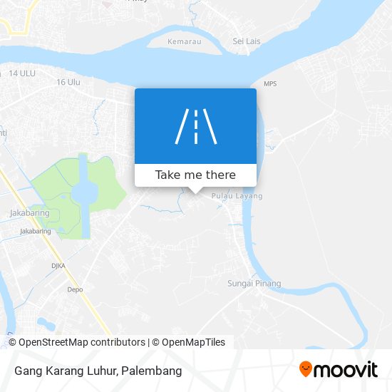 Gang Karang Luhur map