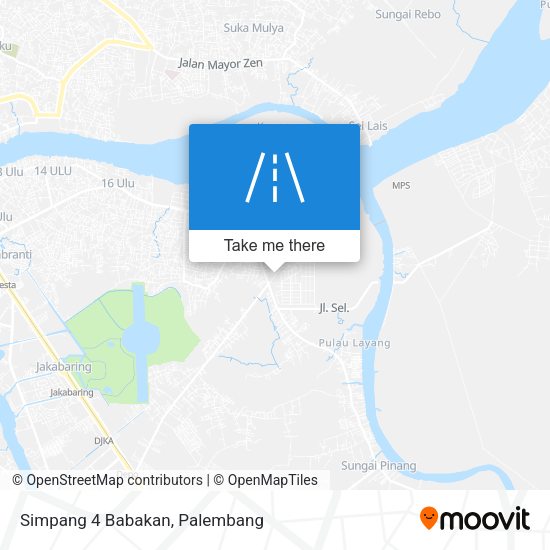 Simpang 4 Babakan map