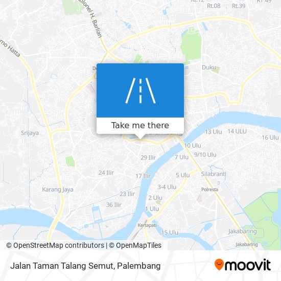 Jalan Taman Talang Semut map