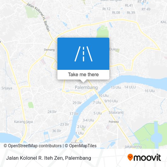 Jalan Kolonel R. Iteh Zen map