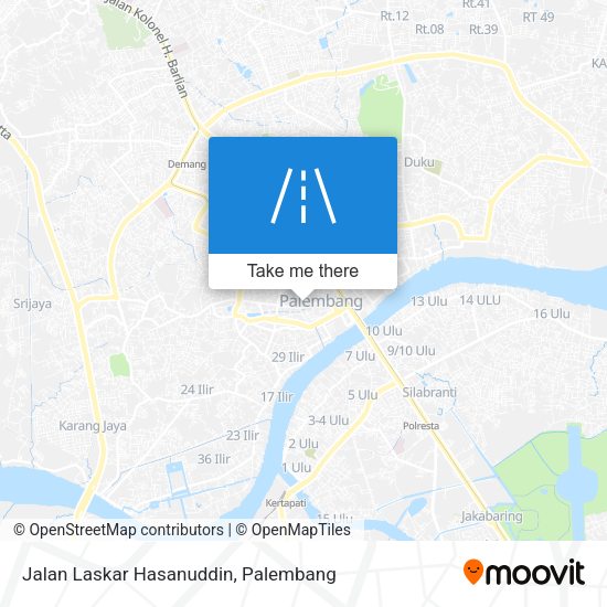Jalan Laskar Hasanuddin map