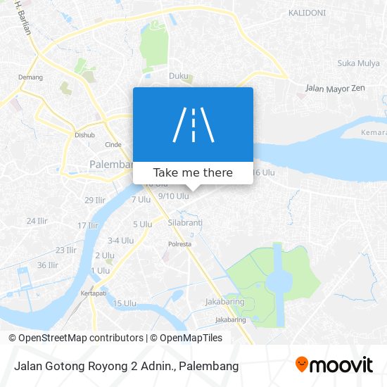 Jalan Gotong Royong 2 Adnin. map