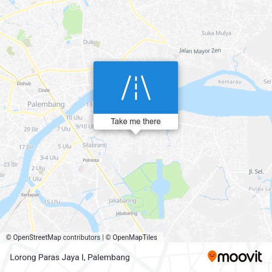 Lorong Paras Jaya I map