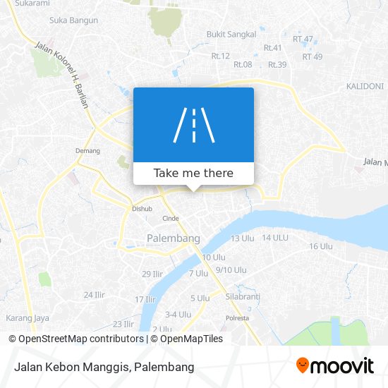 Jalan Kebon Manggis map