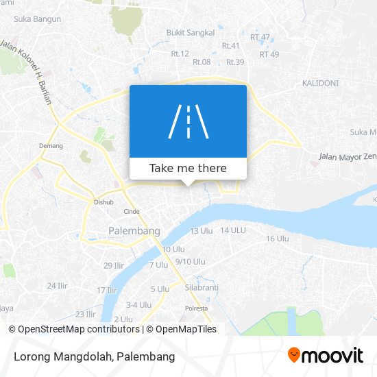 Lorong Mangdolah map