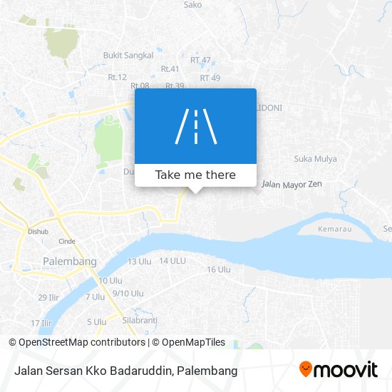 Jalan Sersan Kko Badaruddin map