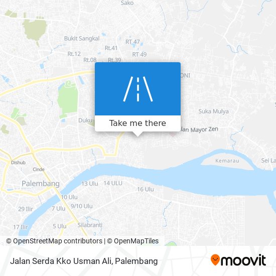 Jalan Serda Kko Usman Ali map