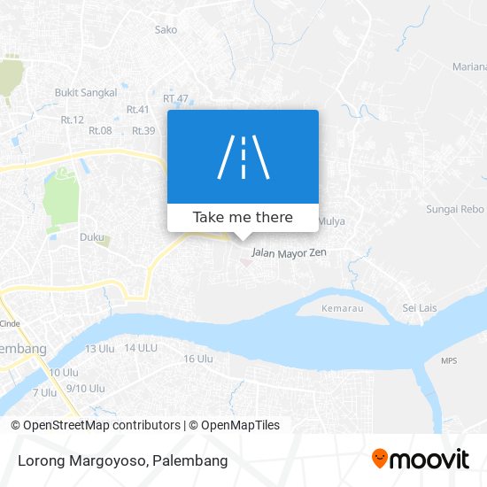 Lorong Margoyoso map