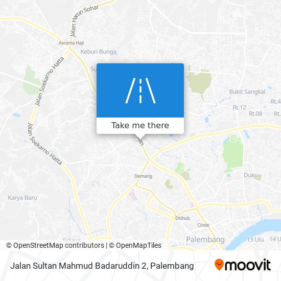 Jalan Sultan Mahmud Badaruddin 2 map