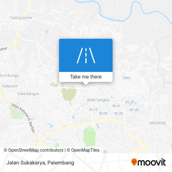 Jalan Sukakarya map