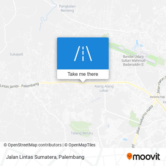 Jalan Lintas Sumatera map