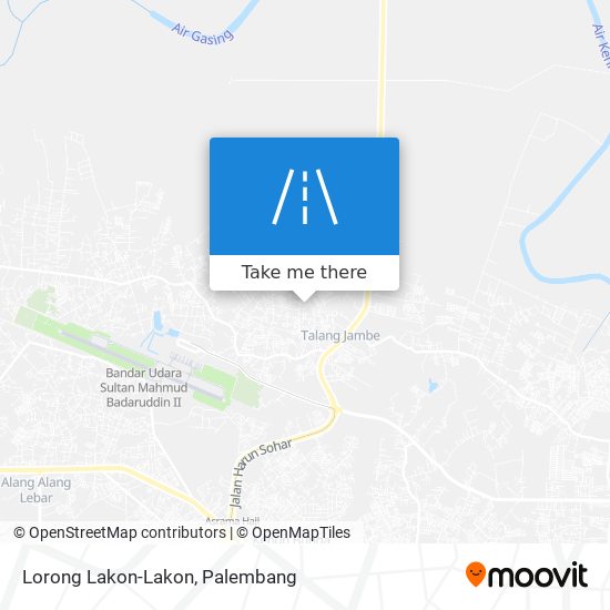 Lorong Lakon-Lakon map